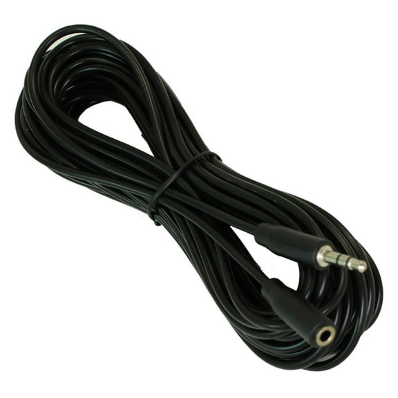 25ft 3.5mm Mini-Stereo TRS Male to Female Audio Extension Cable