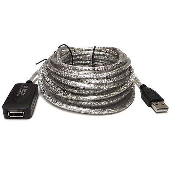 25ft 8M USB 2.0 A Male to Female Active Extension/Repeater Cable Kinect PS3 NEW