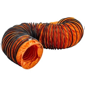 25ft Flexible PVC Ducting Hose for 10" HVAC, Exhaust Fan, Blower - Lightweight & Durable Ventilation Duct Pipe