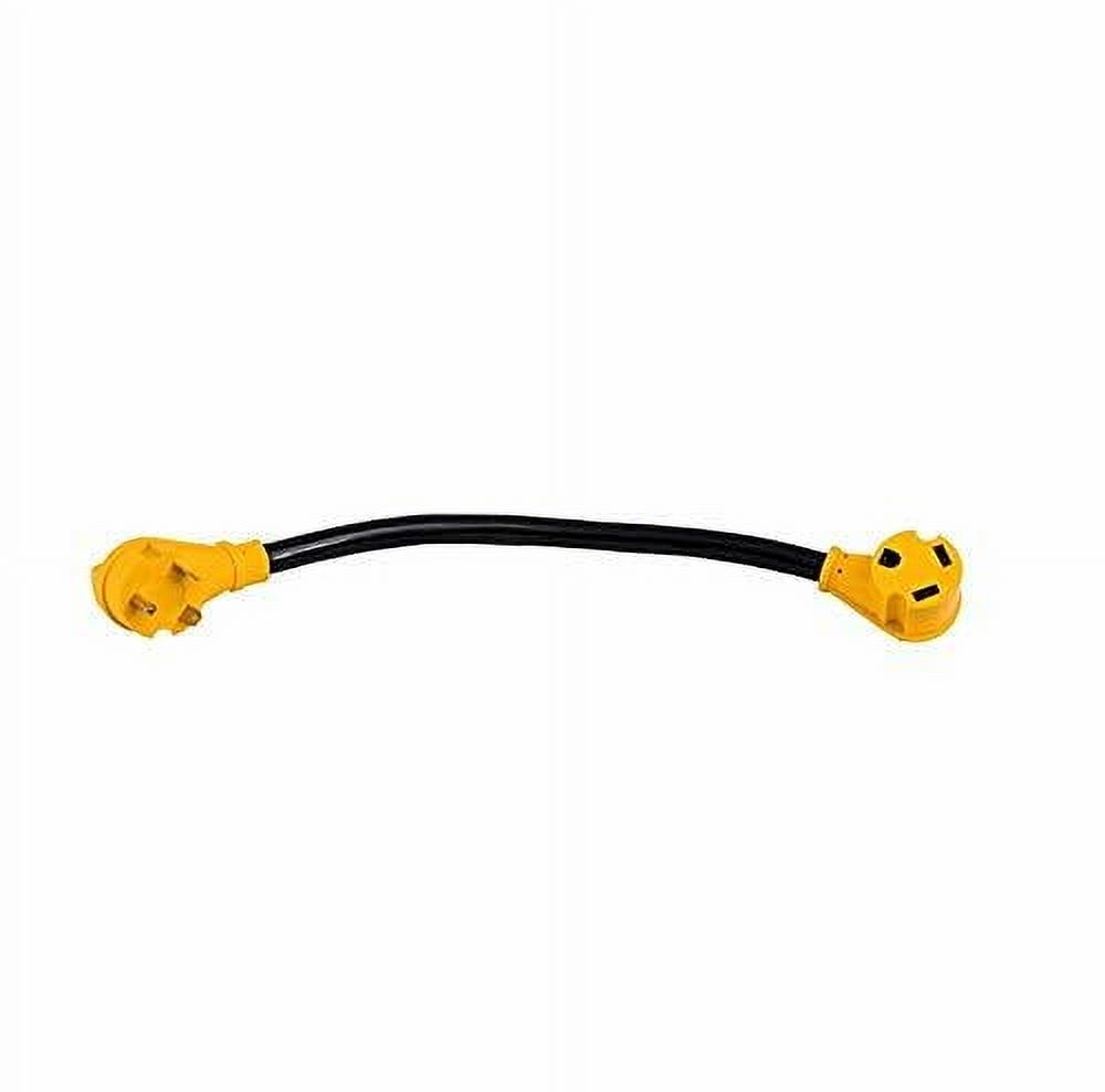 25ft RV Extension Cord 30 AMP (TT30P/TT30R) with PowerGrip Handle and Hook and Loop Strap - 10AWG3 10/3 125V STW - by LifeSupplyUSA