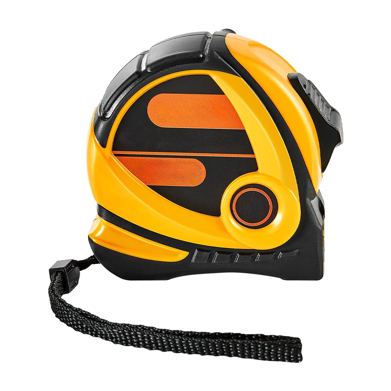 25ft Retractable Tape Measure with Imperial & Metric Scales, ABS Shockproof Case, Carbon Steel Blade, One-Touch Lock, and Belt Hook – Ideal for Outdoor Use, Construction & DIY Projects