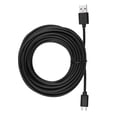 thumbnail image 1 of Sourcingbay 25ft USB to Micro USB Power Extension Cable for Wyze, Nest, YI, Zmodo, and Other Security Cameras – Black, 1 of 9