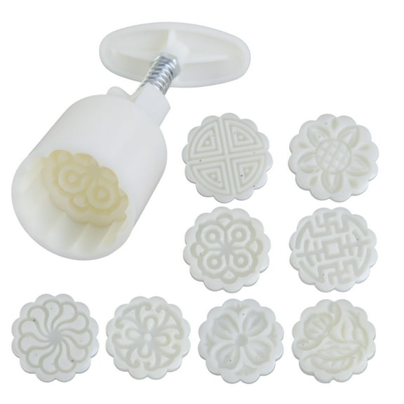 25g Dessert Molds Pastries Molding Cake Pressing Molds Flower Pattern Plastic Texture Dessert Tool for Professional