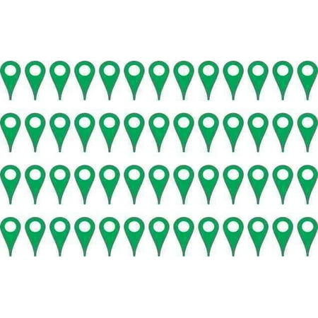 .25in x .5in Green Map Pointer Stickers