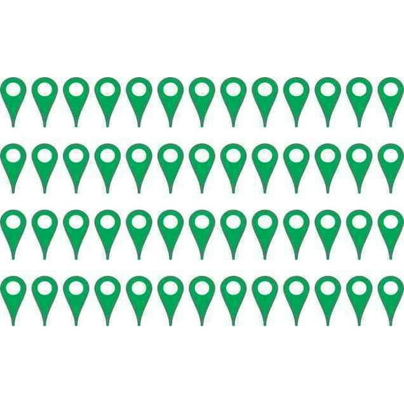 .25in x .5in Green Map Pointer Stickers