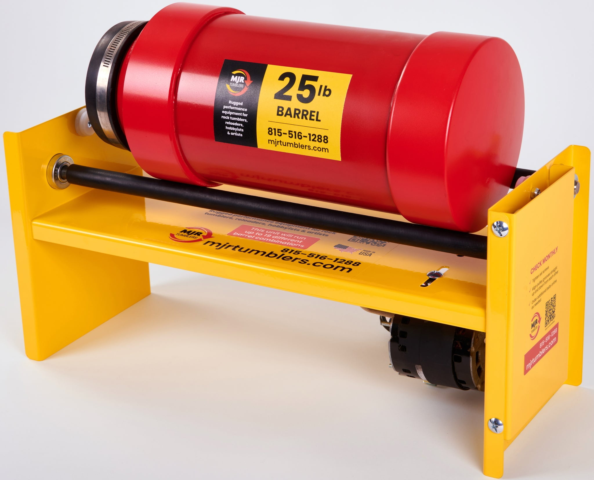 25lb Large Base Rotary Rock Tumbler MJR TUMBLERS Winner Best High End