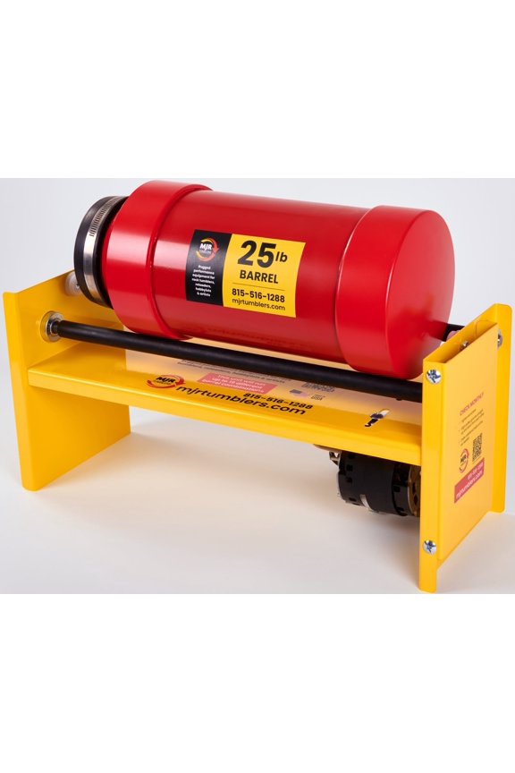 25lb Large Base Rotary Rock Tumbler MJR TUMBLERS Winner Best High End Unit 2019, 20 & 2021