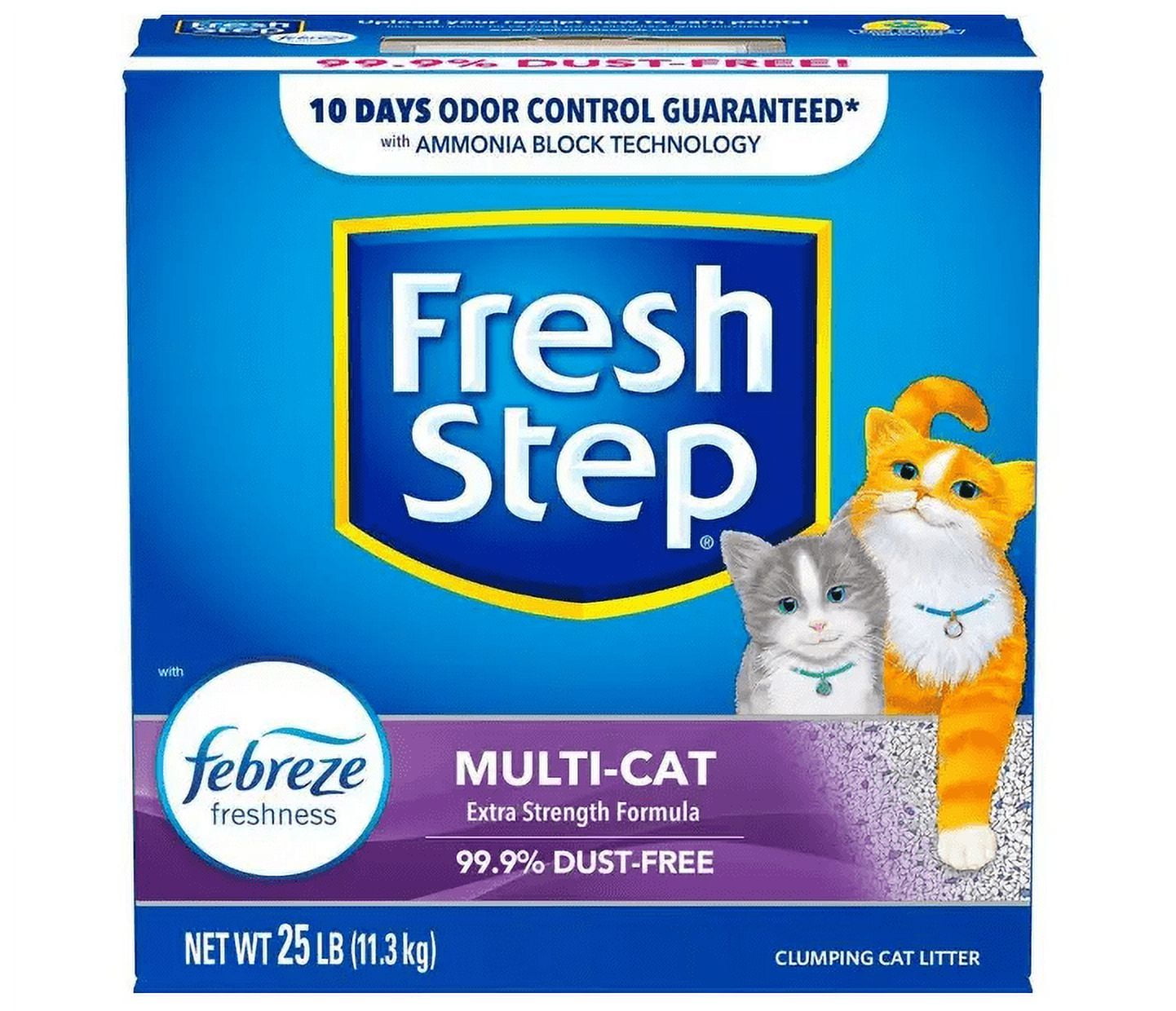 25lb Multi-Cat Extra Strength Scented Cat Litter