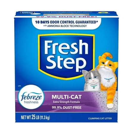 25lb Multi-Cat Extra Strength Scented Cat Litter