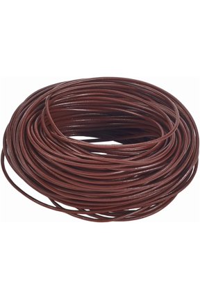 25m x 1.5mm Round Leather Cords Genuine Leather String Cowhide Rope Saddle Brown Leather Strips Strap Beading Threads for Bracelet Jewelry Making Keychain Lanyards DIY Crafts Saddle Brown