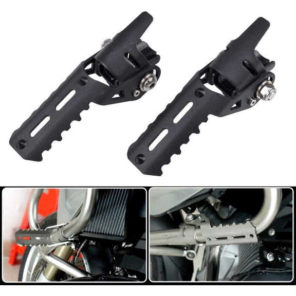25mm 1" Motorcycle Highway Footpegs Pegs For BMW R1200GS LC and For Triumph Tiger Explorer 25mm 1" Engine Guard Crash Bars Mount