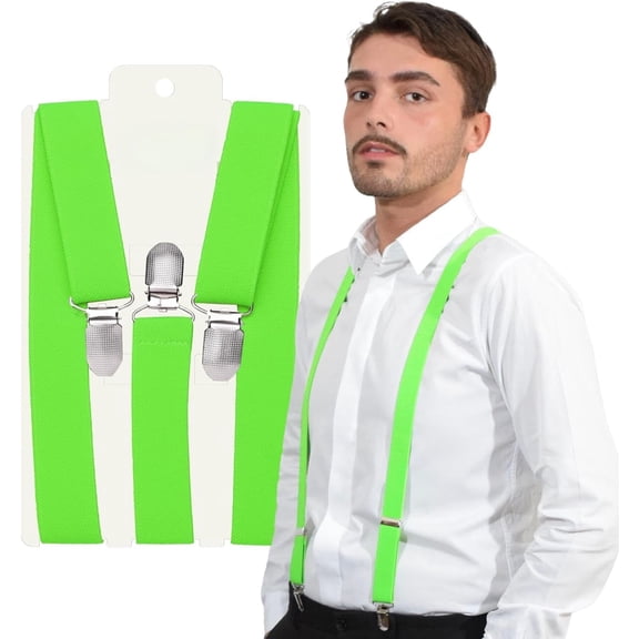 25mm Braces For Trousers Y-Shape Suspenders Heavy Duty Metal Strong Clips One Size