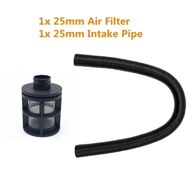 25mm Car Air intake Filter Silencer Combustion Air Ducting Pipe Clamps