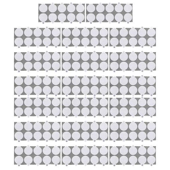 25mm Double Sided Seal Wax Stamp Stickers Self Adhesive Round Circle Discs Dots