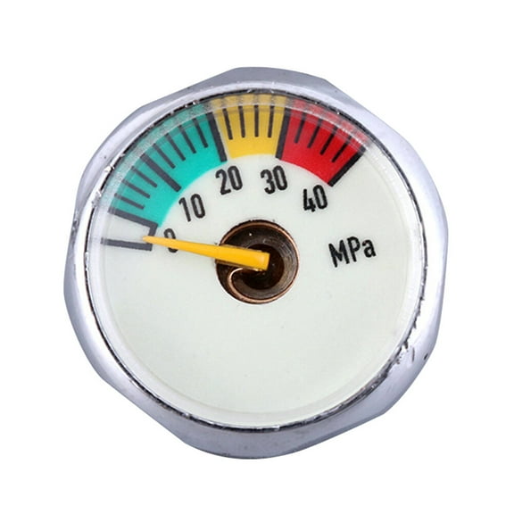25mm High Pressure Gauge 40mpa M8 Display Barometer for Fire Extinguisher High Oxygen Tanks