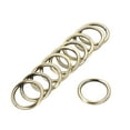 thumbnail image 1 of 25mm ID 3.8mm Thickness Metal O Ring Iron Bronze Tone 15 Pack, 1 of 4