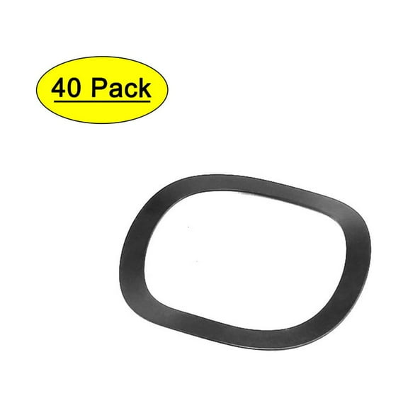 25mm Inner Dia 31mm Outer Dia 0.4mm Thickness Compression Type Wave Washer 40pcs