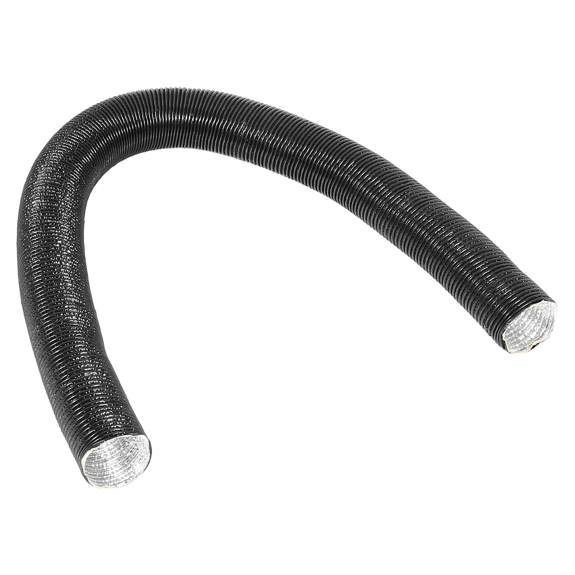 25mm Inner Diameter 450mm Length Car Heater Ductting Pipe Warm Air Ducting Hose Vent Black