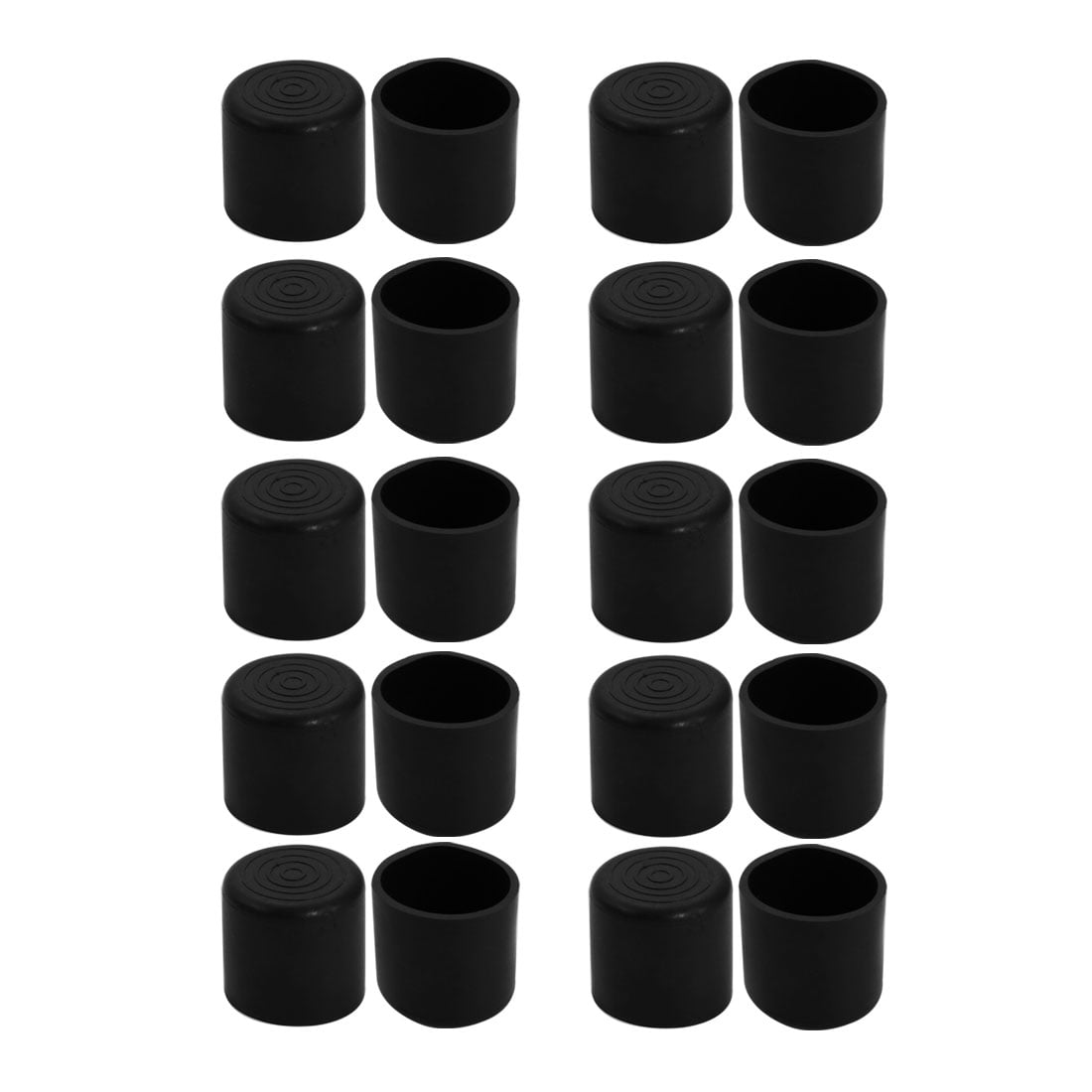 25mm Inner Diameter Chair Leg Floor Protectors Table Feet Tips Covers