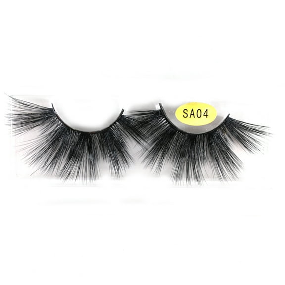 25mm Lashes Russian Salon Perferct Synthetic Eyelashes for Women False Lashes Extensions 6 Pairs Suncolor Hair