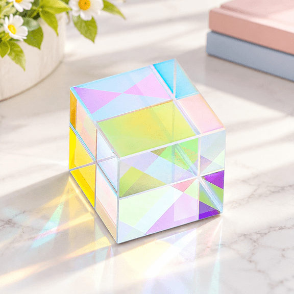 25mm Optical Glass X-Cube Prism RGB Dispersion Prism