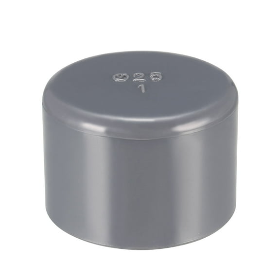 25mm Pipe Cap Fitting, Slip End Caps DWV(Drain Waste Vent) Gray 2Pcs