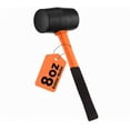 thumbnail image 1 of 25mm Small Rubber Mallet Hammer  Rubber Hammer with Non-Slip Grip and Dual Heads (Polyurethane & PVC) for Craft, Tile, Jewelry, and Furniture Assembly, 1 of 8