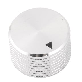 25mm x 15mm Aluminum Alloy Knurled Button Potentiometer Control Knob