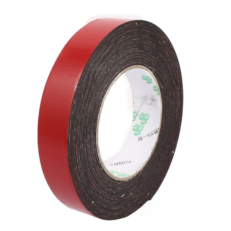 25mm x 1mm Car Vehicle Double sided Self Adhesive Foam Tape 5 Meters Length