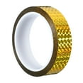 thumbnail image 1 of 25mm x 50m Prism Tape, Holographic Reflective Self Adhesive for DIY Art Craft Wrapping Decoration, Gold, 1 of 5