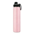 thumbnail image 1 of Bitrel  25oz Water Bottle with Handle, 304 Stainless Steel Double Wall Vacuum, Leak Proof Wide Mouth Sports Bottle, BPA Free, Keep Hot & Cold, Pink, 1 of 6