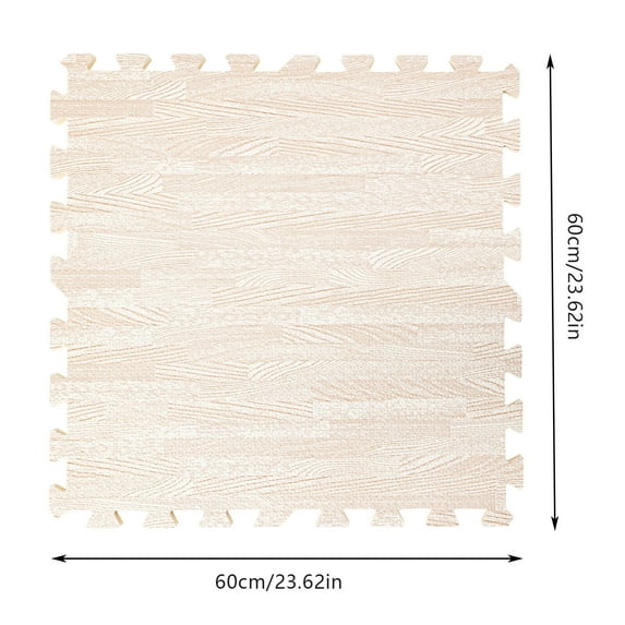 25pack 24 x 24in Thick Wood Grain Floor Mats Foam Interlocking Flooring Mats Tiles