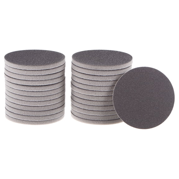 25pack 3-inch Sponge Sanding Pad 220 Grit Sanding Sponge Hook and Loop Sanding Disc