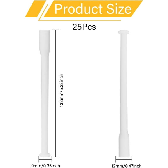 25pcs 24pcs Candle Wick Placing Tubes Candle Wick Placing Tool Wick Holder Candle Making Tools for Making Candles Home Candles
