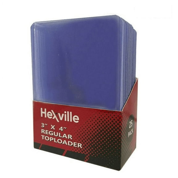 25pcs 3" x 4" TopLoaders Card Sleeves for Trading Card, Protective Sleeves Holder Fit for Stardard Cards, Baseball Card, Sports Cards, MTG, Yugioh