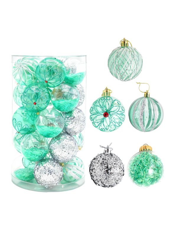25pcs 6cm Christmas Ball Ornaments