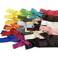thumbnail image 1 of 25pcs Assorted Colors - YKK #4.5 Coil Handbag Long Pull Zippers - Made in The United States (48" Inches), 1 of 2