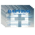 25pcs Baptismal Certificates for Church,11x8 Inch Blank Baby Dedication