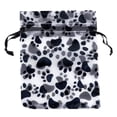 thumbnail image 1 of 25pcs Black Cat Claw Organza Jewelry Bag Wedding Party Candy Gift Bags 9x12 10x15 13x18cm Drawstring Jewelry Packing Pouches black 13x18cm, 1 of 6