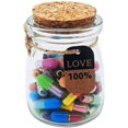 thumbnail image 1 of 25pcs Capsule Letters Message in a Bottle, Mix Color, 1 of 7