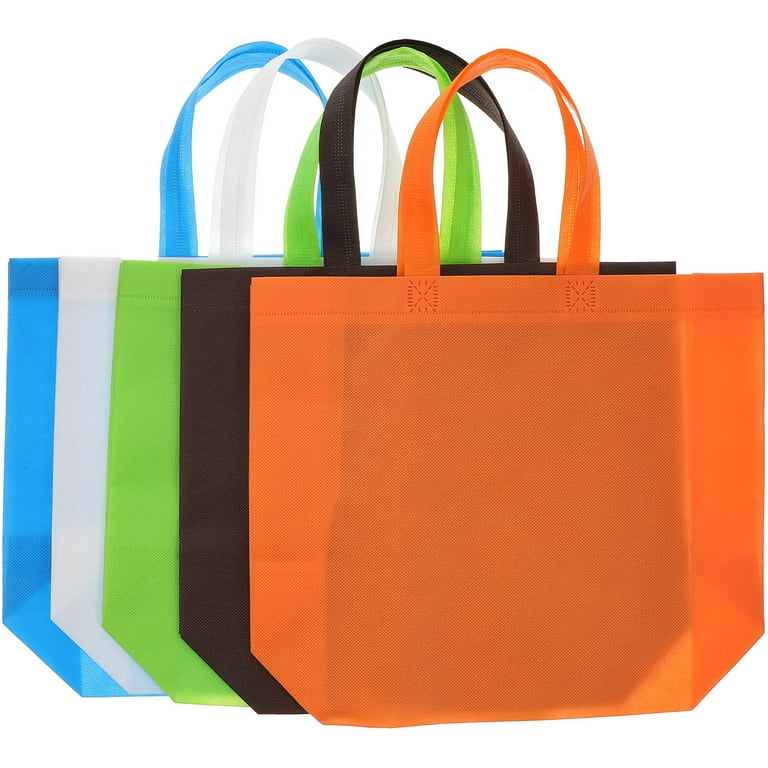 25pcs Collapsible Canvas Tote Bags Reusable Grocery Bags Friendly Shopping Tote Bags For Shopping Groceries Clothes