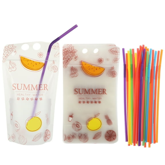 Raindrops Drink Pouches Multi 25Pcs 8.9X5.1X0.04In