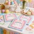 thumbnail image 1 of 20pcs Easter Colorful Bunny-Themed Disposable Paper Plates Set – Cute Rabbit Design Tableware for Spring Party Supplies, Holiday Gatherings, and Kids Birthday Decorations, 1 of 4
