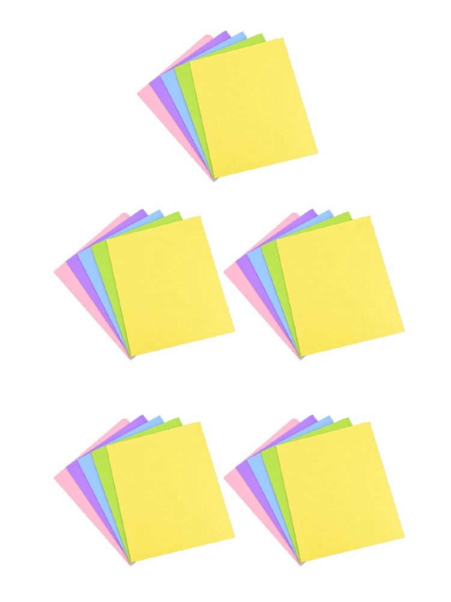 25pcs For A4 multi-color paper folder classification for storage,5 pc ...