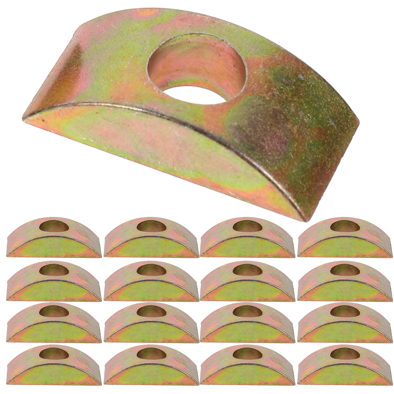 ATRISS 25pcs Furniture Nut Spacers Screw Nut Washers 4in1 Half Moon