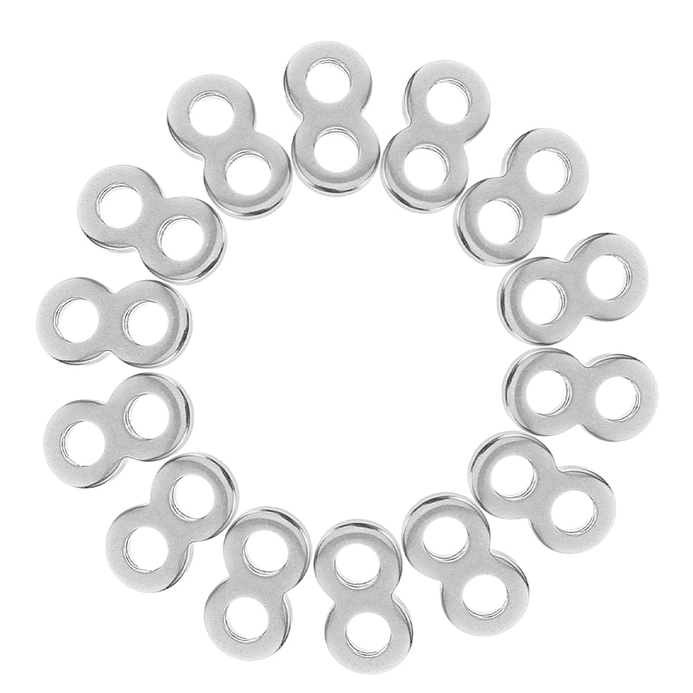 25pcs Heavy Duty Figure Shape 8 Connector Desktop Fastener Clip 8