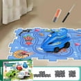 thumbnail image 1 of 25pcs Kids Car Track Set, 2024 New Puzzle Racer Kids Car Track Set, Nukids Puzzle Racer Car Track Set, Slot Car Race Track Sets, Children's Educational Puzzle Track Car Play Set, 1 of 9