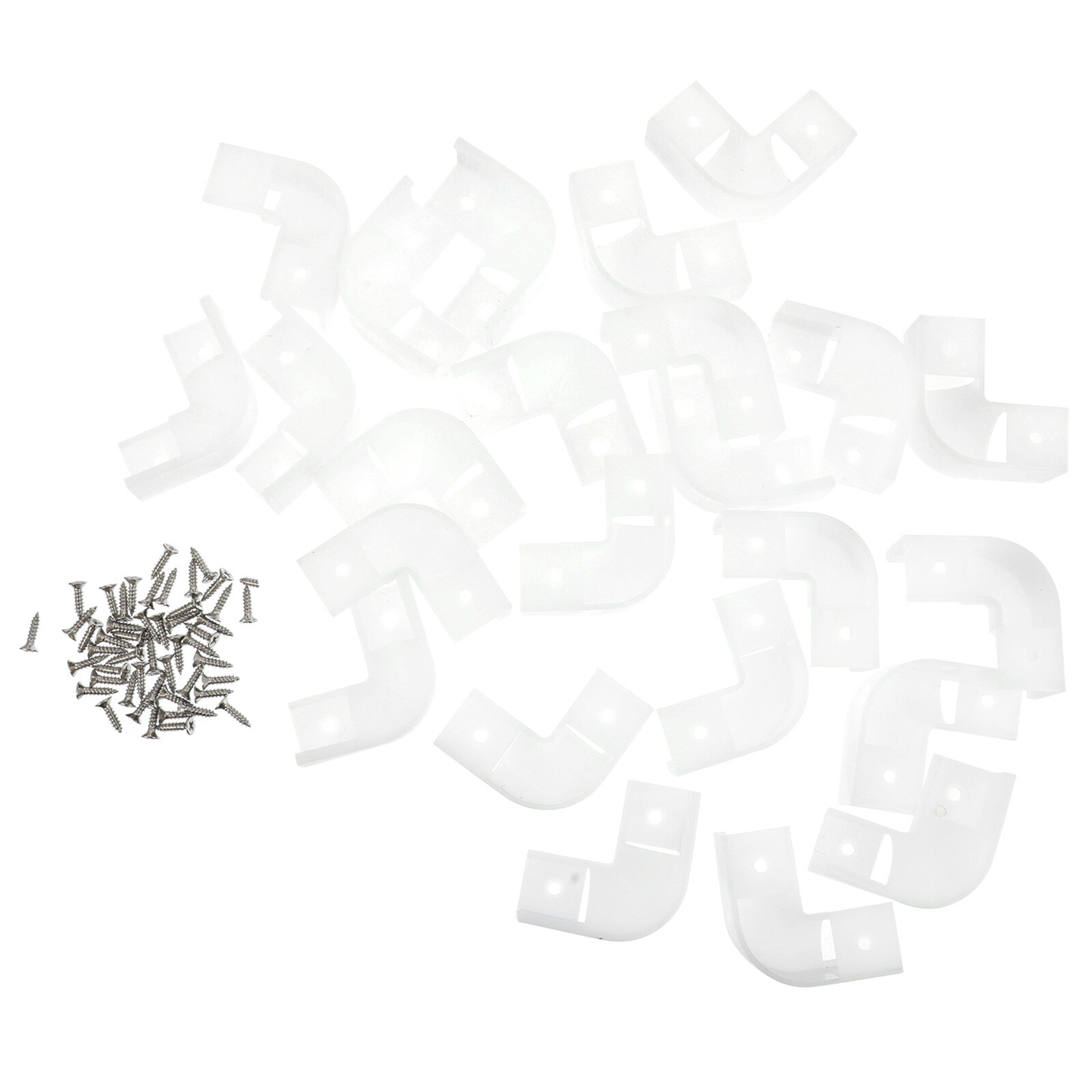 25pcs LED Channels Corner Connectors LED Strip Lights Turning Channels