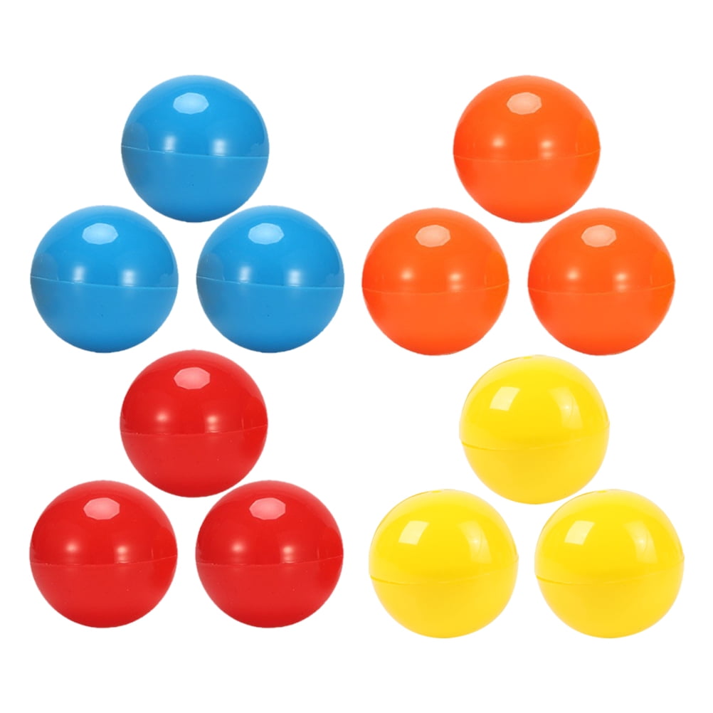 25pcs Lottery Balls Empty Hollow Raffle Balls Vending Machine Capsules