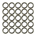 thumbnail image 1 of 25pcs M12 Bronze Tone Auto Car Engine Oil Drain Crush Flat Bonded Washer Gaskets, 1 of 4